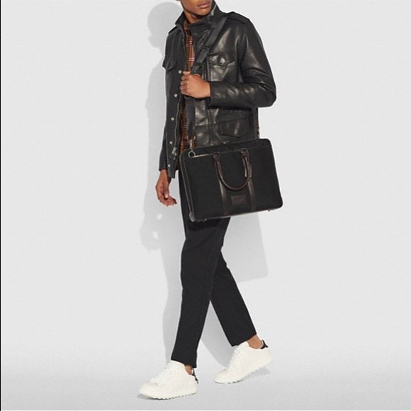 Coach Slim Codura Metropolitan Brief - Picture 4 of 5